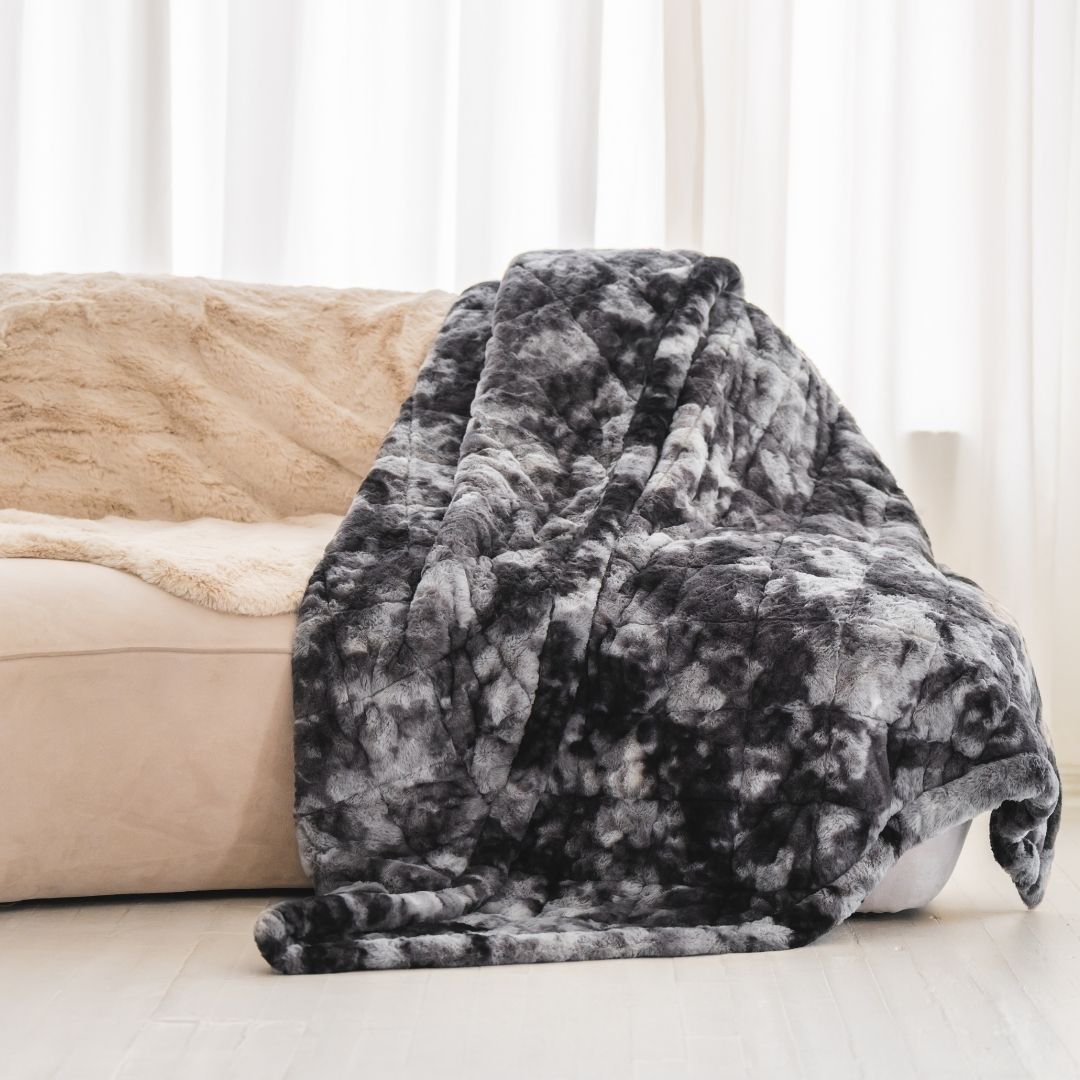 Faux Fur Weighted Blanket