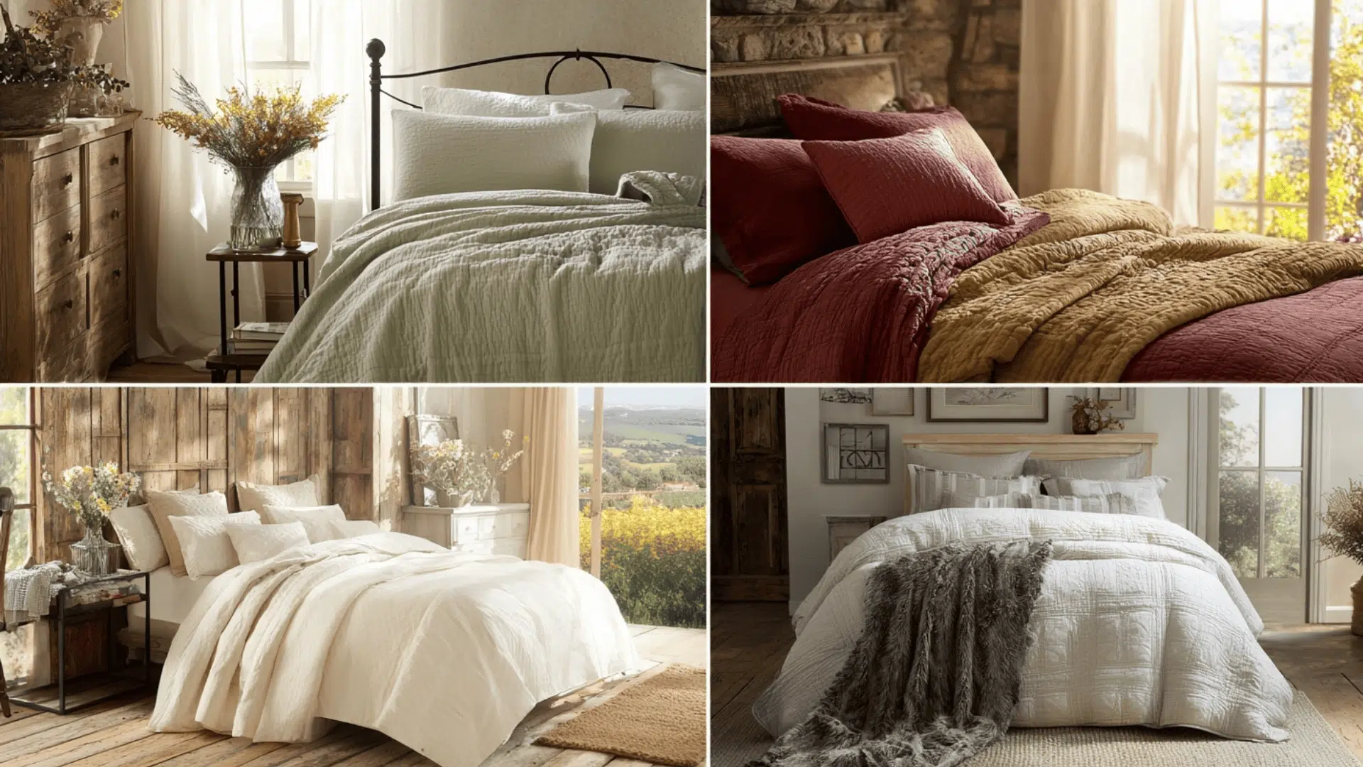 Bedspread vs comforter