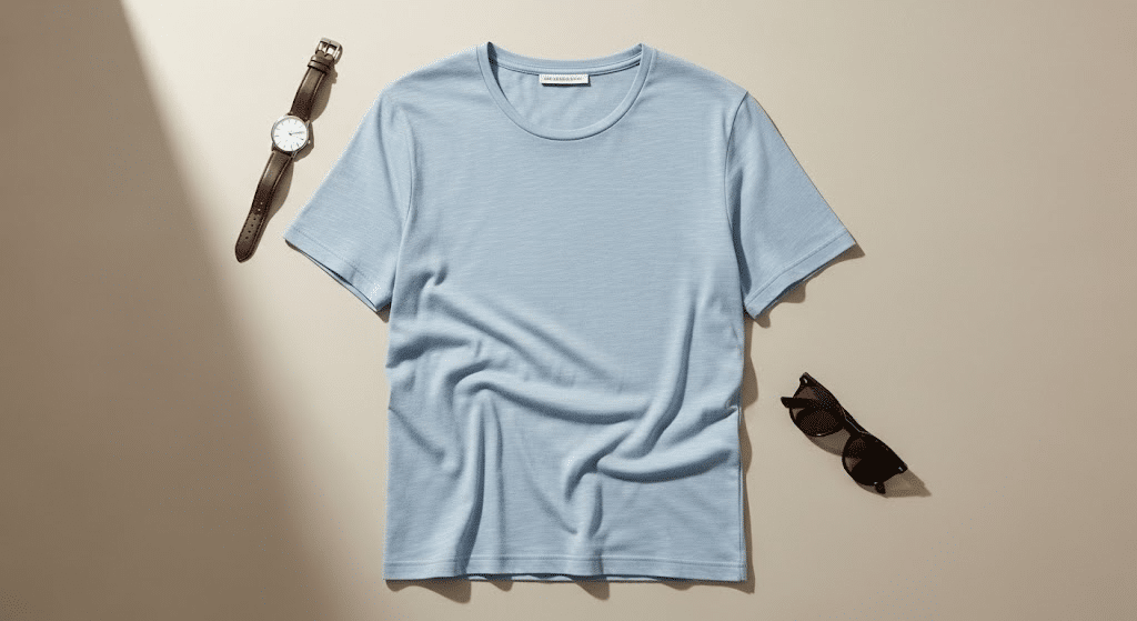 Breathable-Lyocell-T-Shirt-For-Daily-Wear
