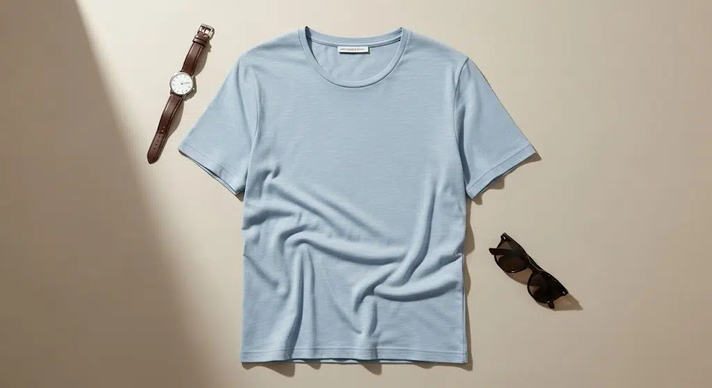 Breathable-Lyocell-T-Shirt-For-Daily-Wear