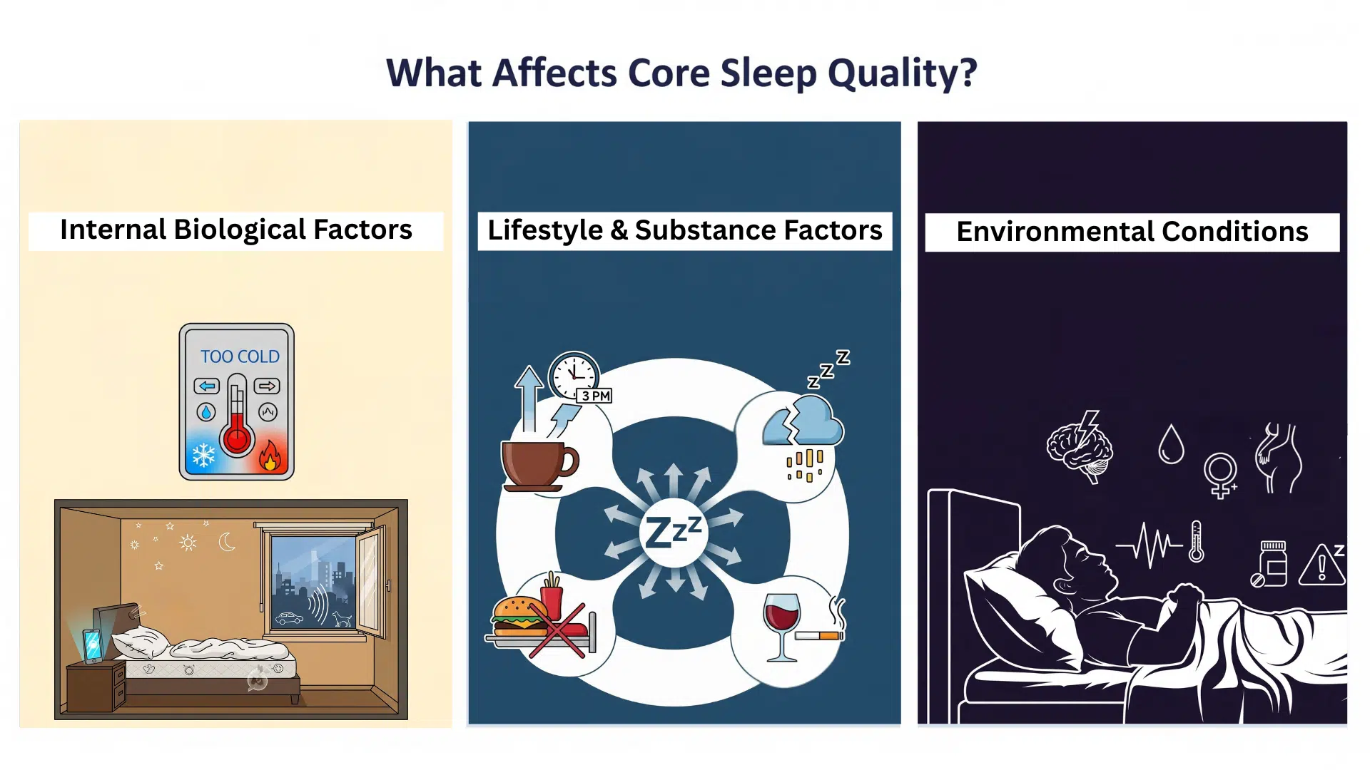 Factors That Affect Core Sleep Quality
