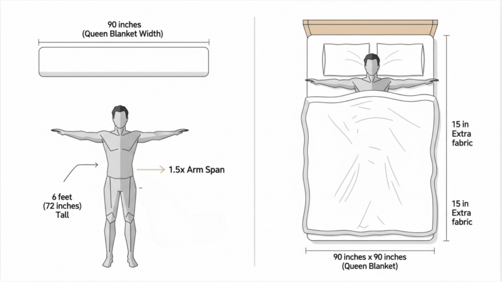 What Size is a Queen Blanket? A Complete Dimensions Guide - Comma Home