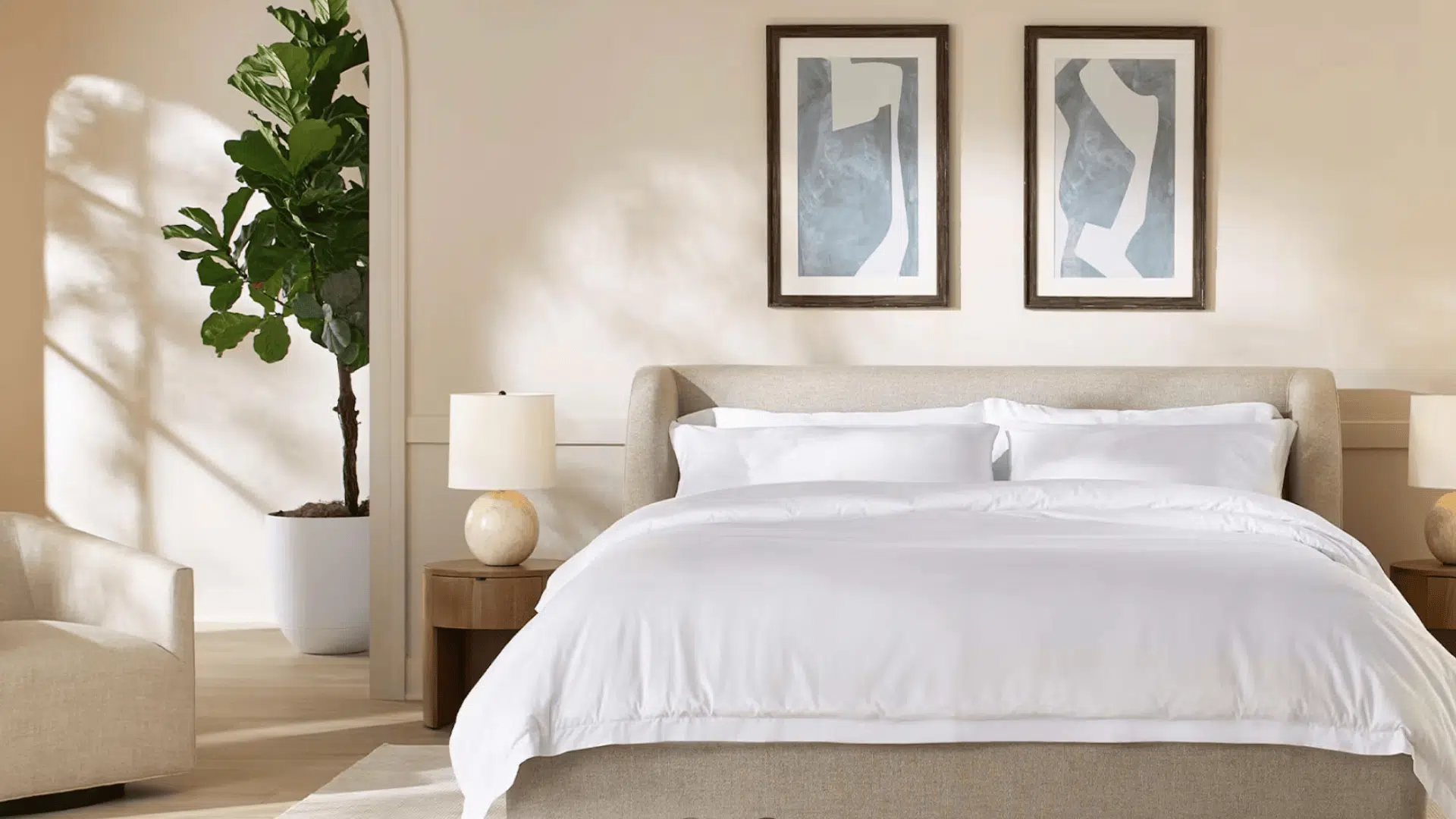 Saatva Organic Sateen Sheet Set