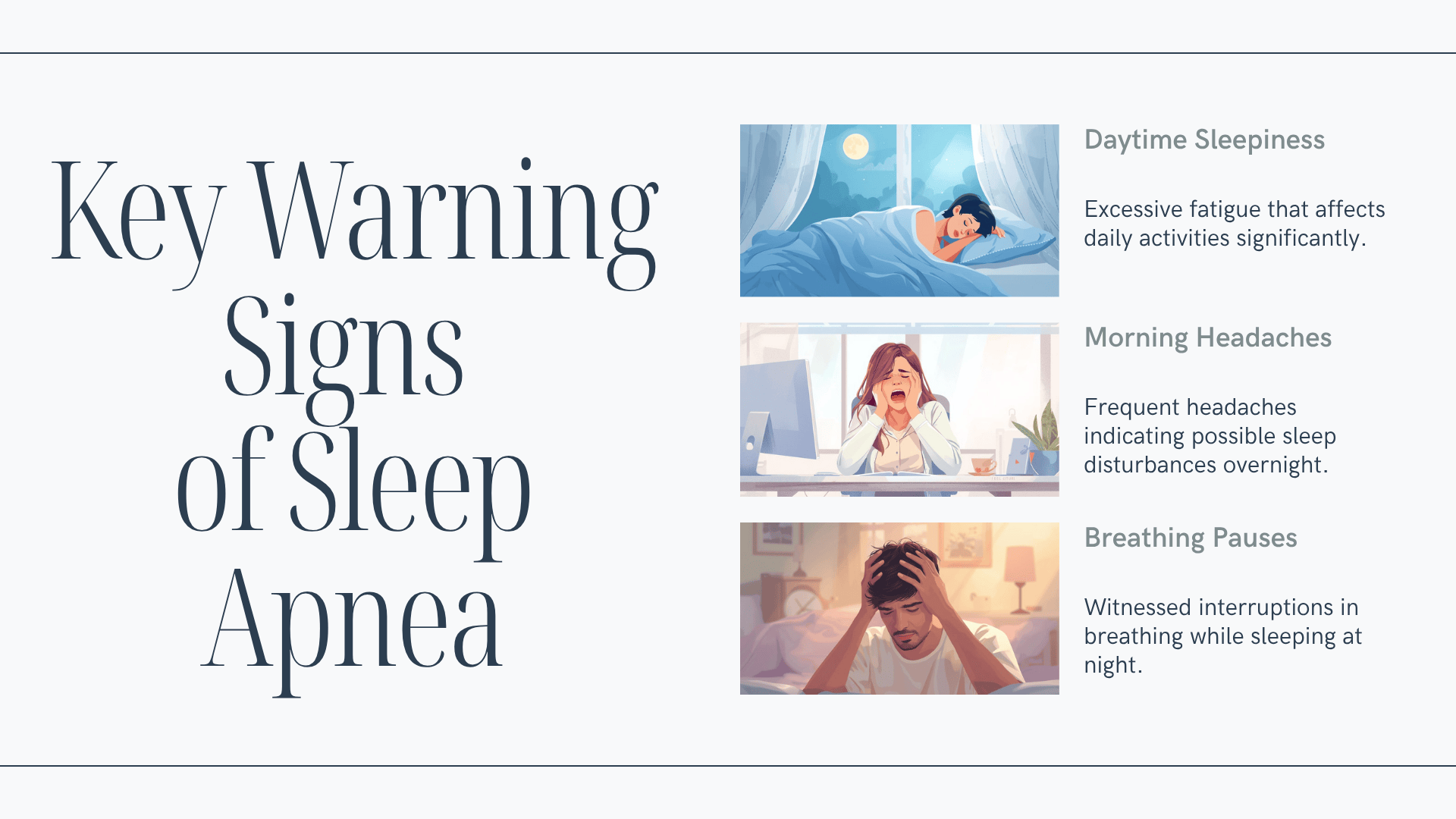 Key Warning Signs of Sleep Apnea