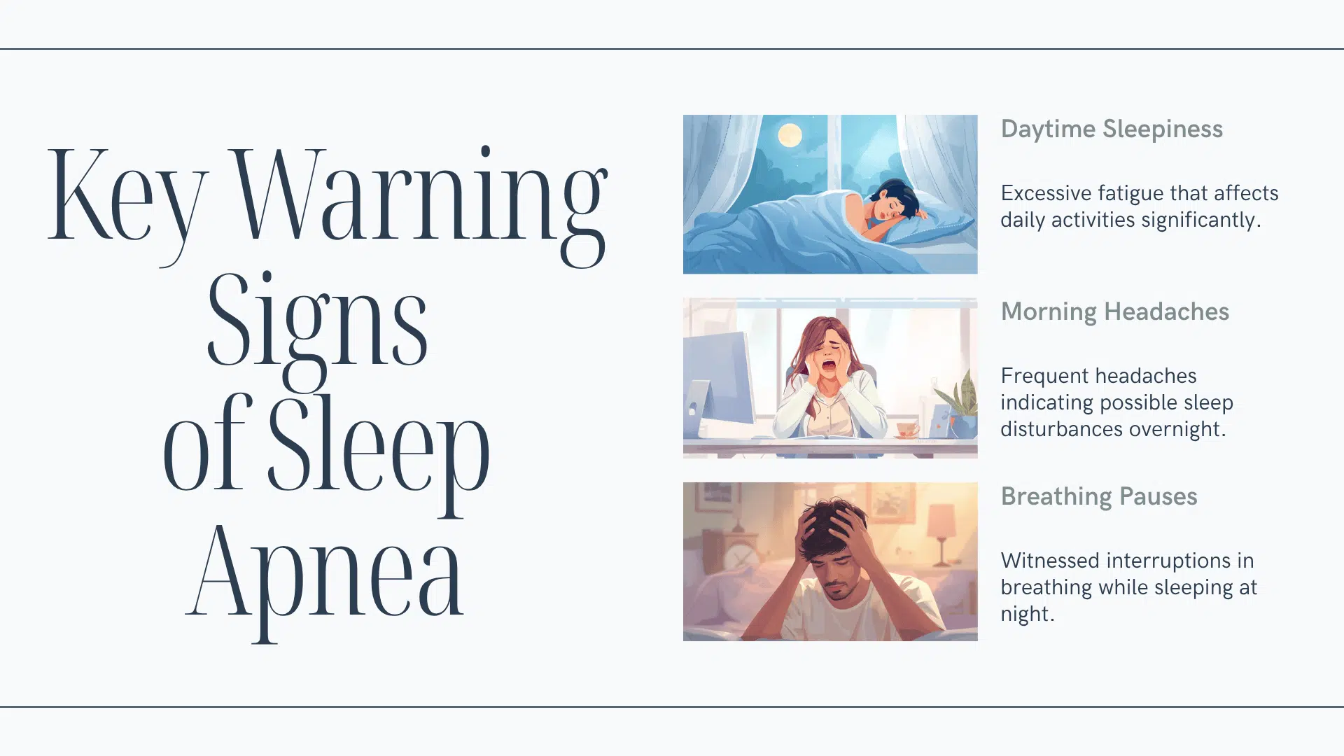 Key Warning Signs of Sleep Apnea