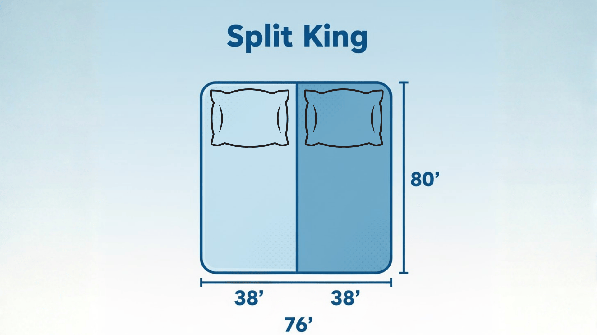 Split king Size Bed