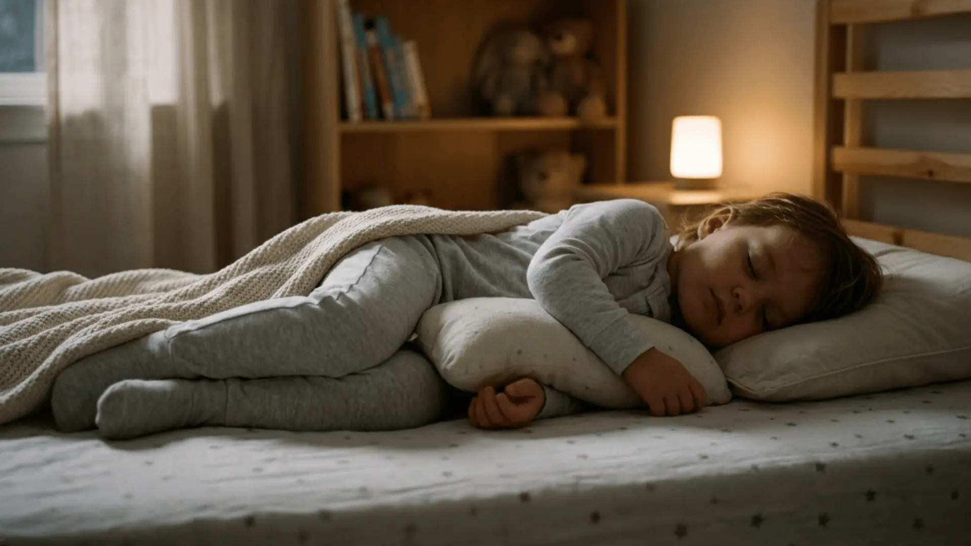 best sleeping position for child with sleep apnea