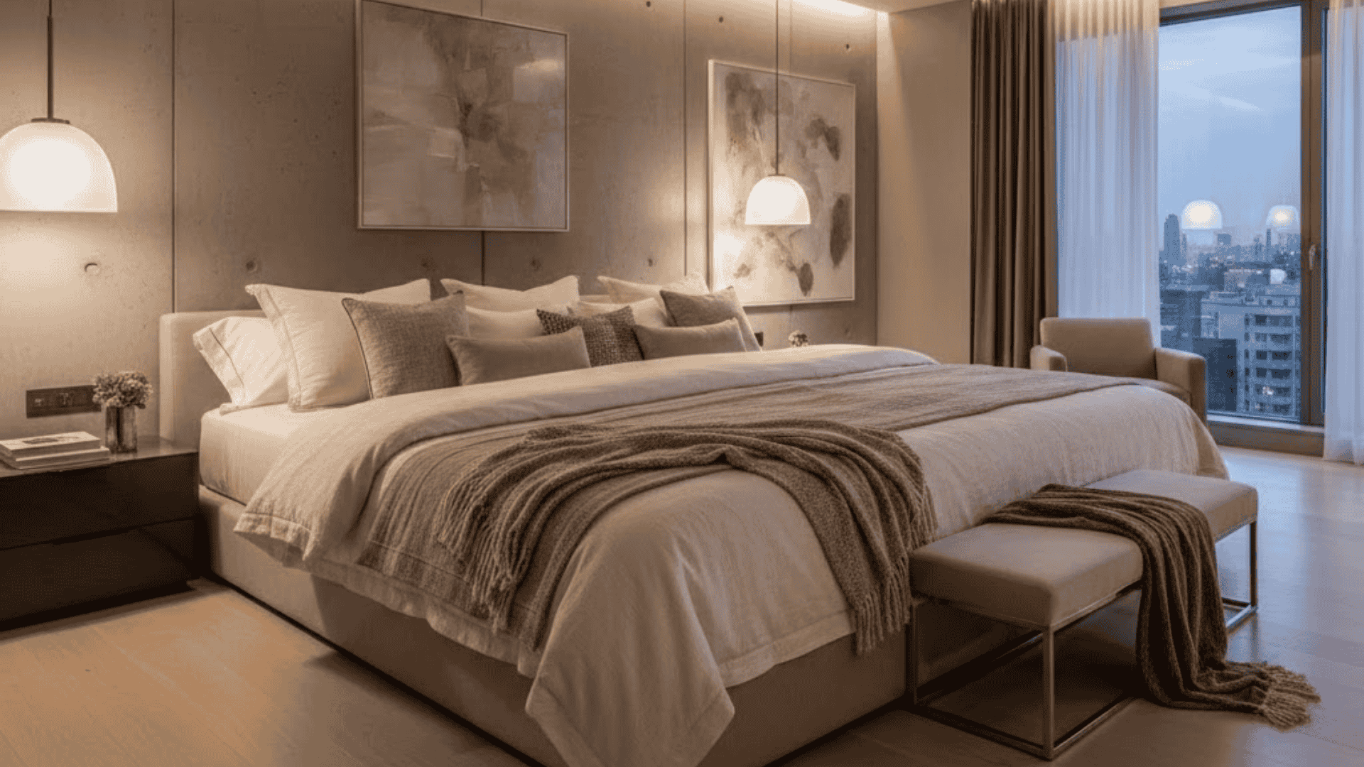 luxury and family sized beds