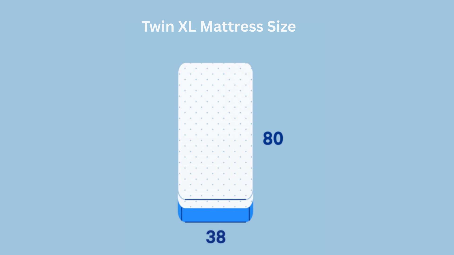 Dimensions of a twin XL mattress