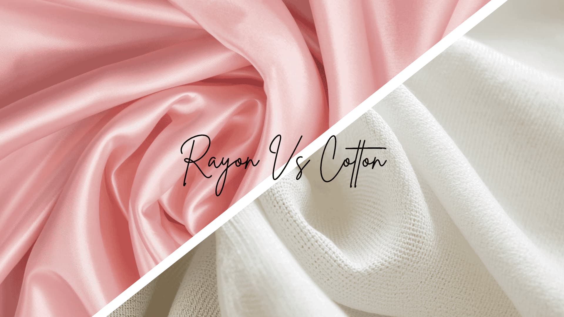 Rayon vs cotton fabric comparison showing style vs comfort in clothing