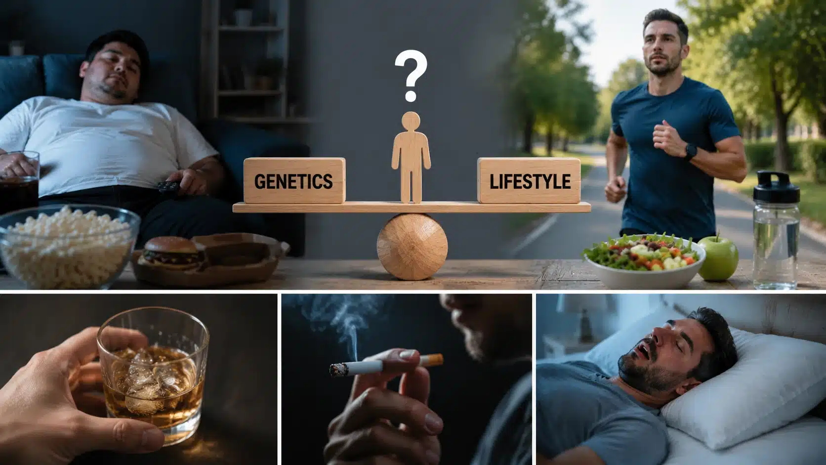 Genetics vs lifestyle making choices