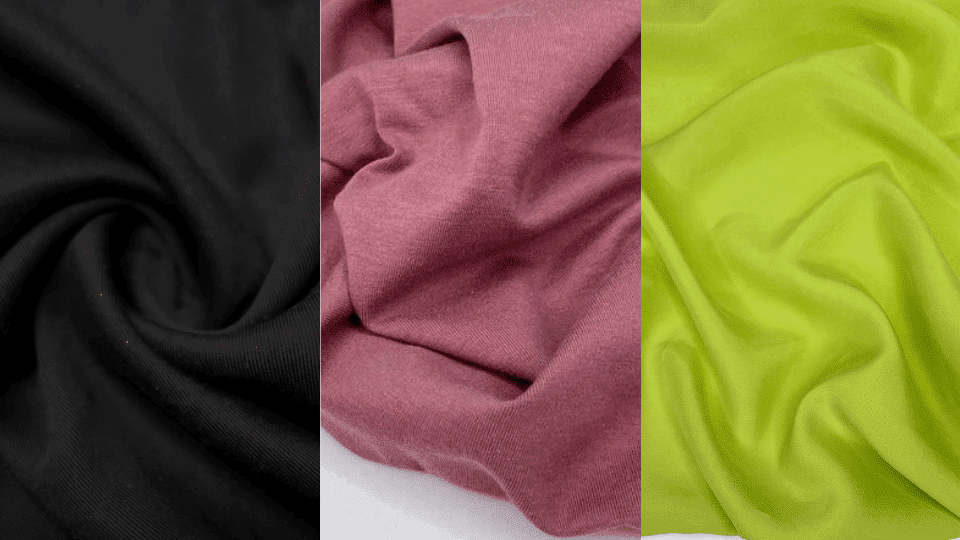Main Fabric's lyocell twill, solid color lyocell knits, and lyocell viscose blends.