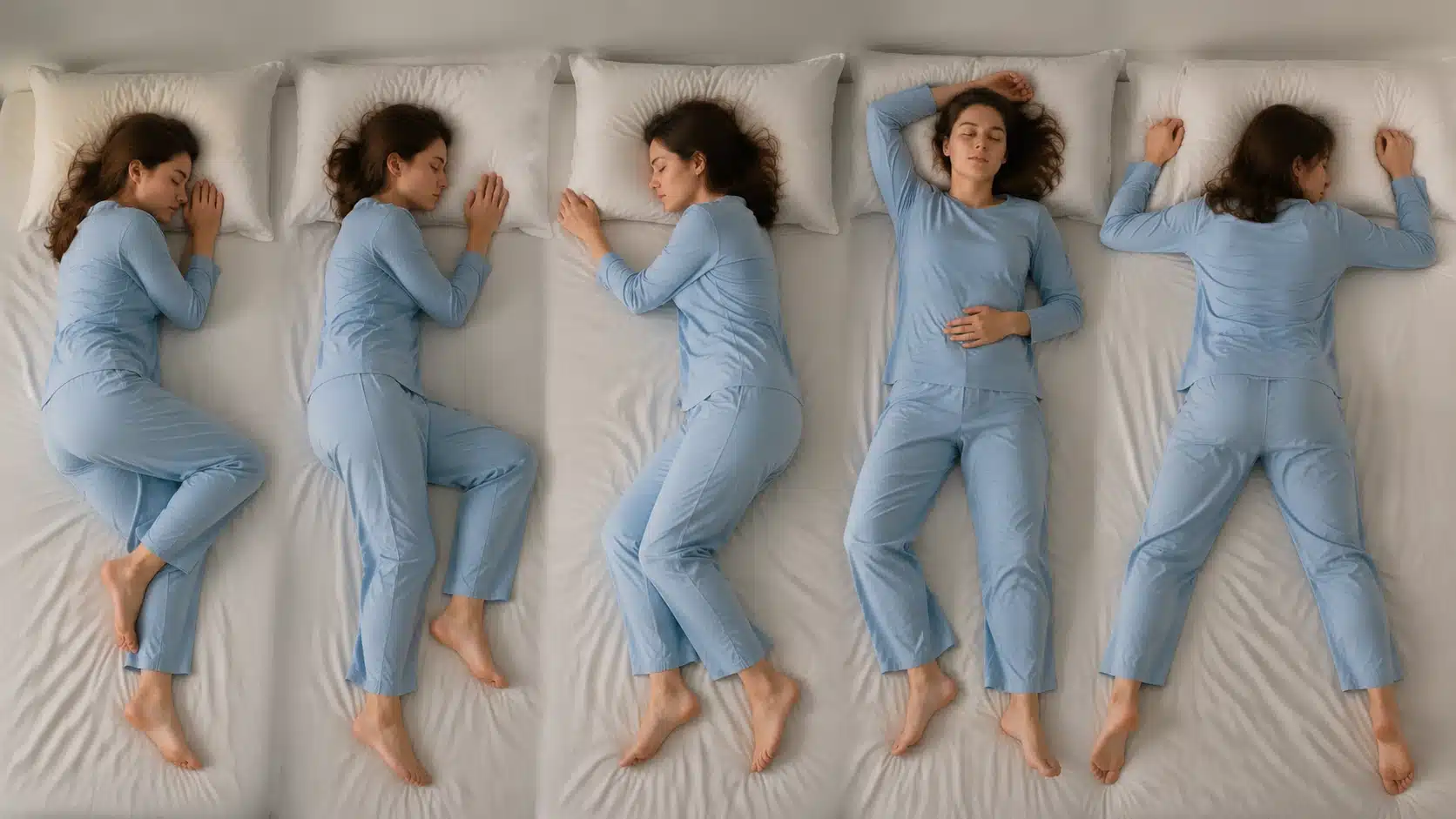 A calm, restful sleep arrangement